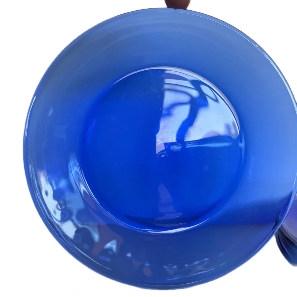 Set of Four Cobalt Blue Plates - Picture 2 of 5
